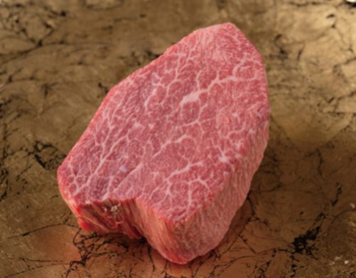 Premium Kobe beef chateaubriand, from the centre of the fillet alone