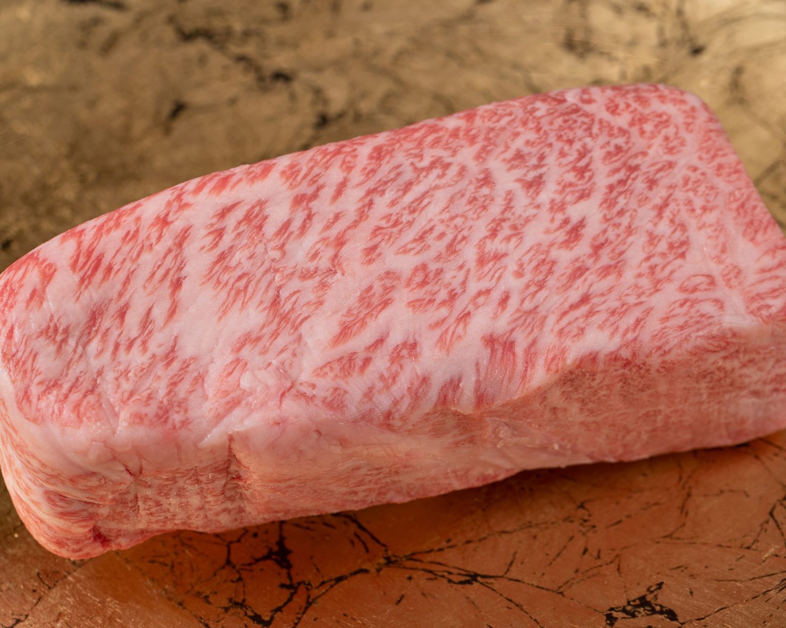 Premium Kobe beef exceptional rare cut, of which only a little comes from each animal